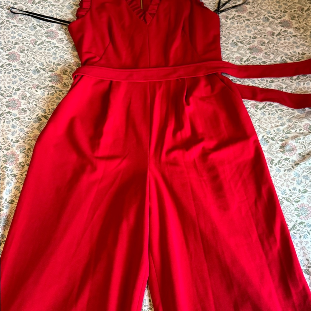 Calvin Klein Vibrant Red Jumpsuit